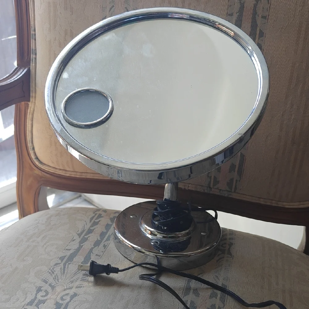 Elegant Silver Vanity Mirror